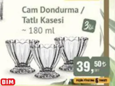 GLASS İN LOVE CAM DONDURMA / TATLI KASESİ